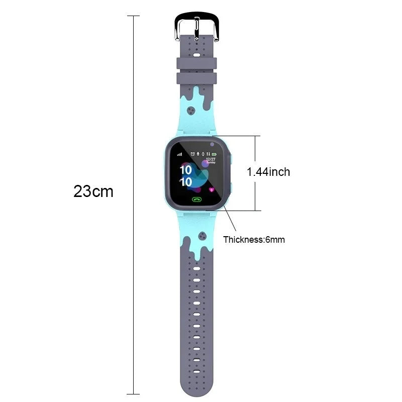 Montre intelligente GPS pour enfants - 4G, étanche, SOS, appel vidéo