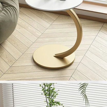 Table à thé ronde 2024 - Petit meuble d'appoint élégant