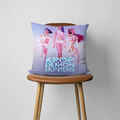 Housse de coussin Demon KPop pour salon, bureau et voiture