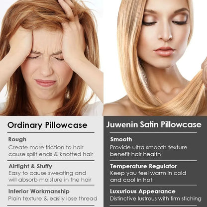 Taie d'oreiller en soie naturelle Juwensilk - Standard Queen