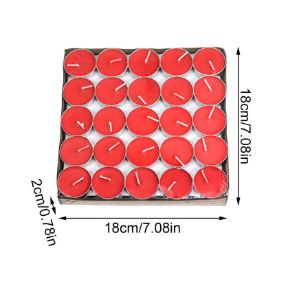 Bougies parfumées à la citronnelle - Lot de 50, anti-insectes et romantiques