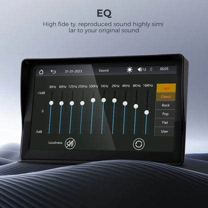 Autoradio Android 7'' sans fil - FM, BT, WiFi, AUX intégré