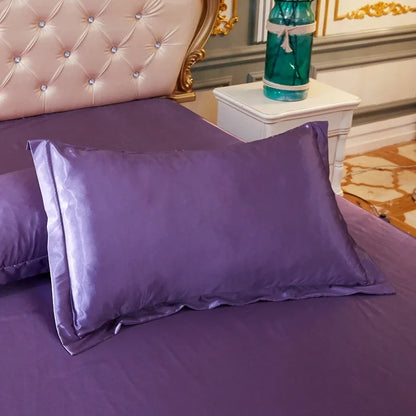 Taie d'oreiller en satin luxueux 48x74 - Confort et élégance