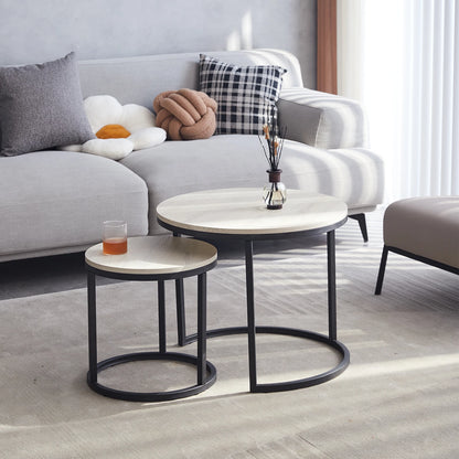 Table basse nordique 2 en 1 EGOONM - Design moderne et minimaliste