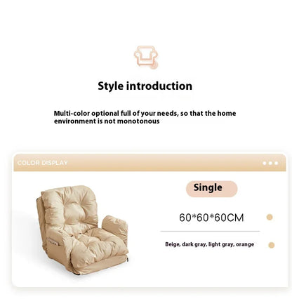 Canapé Pliable Tatami Inclinable pour Chambre et Salon - 2025