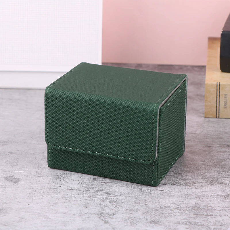 Boîte de rangement PU pour cartes de jeu - Organisateur portable