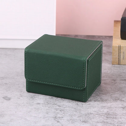 Boîte de rangement PU pour cartes de jeu - Organisateur portable