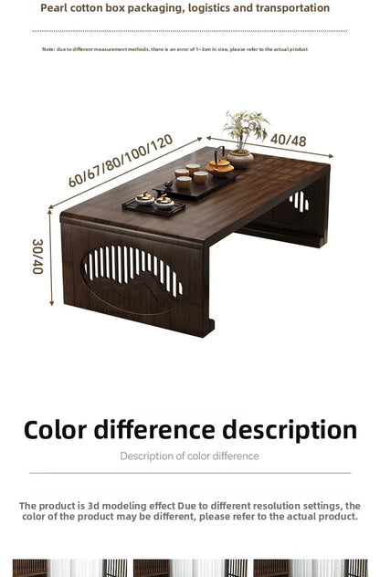 Table basse pliable pour balcon - Petite table à thé pratique
