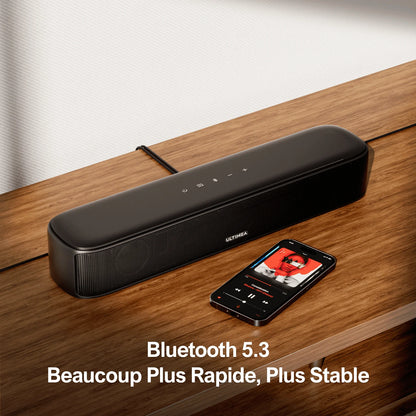 Corde TIMEA - Barre de Son 7.1, 330W, Contrôle Intelligent, Noir