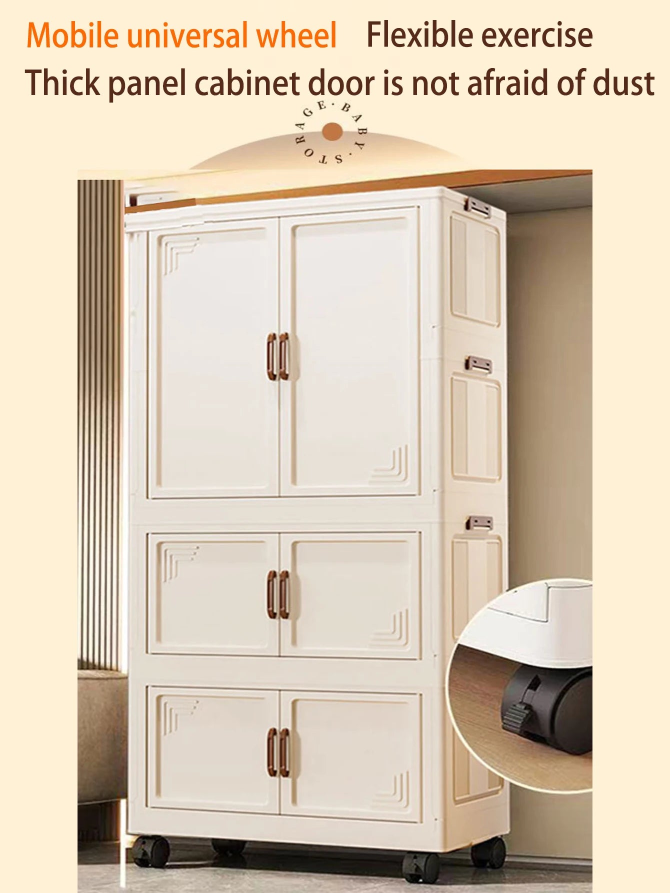 Armoire Pliable Grande Capacité - Organisateur de Vêtements Pratique