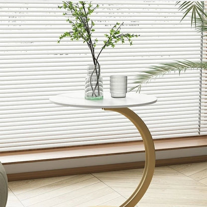 Table à thé ronde 2024 - Petit meuble d'appoint élégant