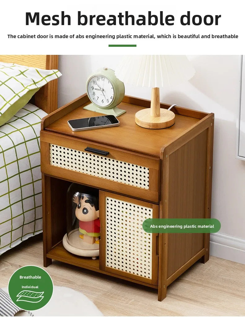 Table de chevet avec tiroir - Armoire de rangement élégante