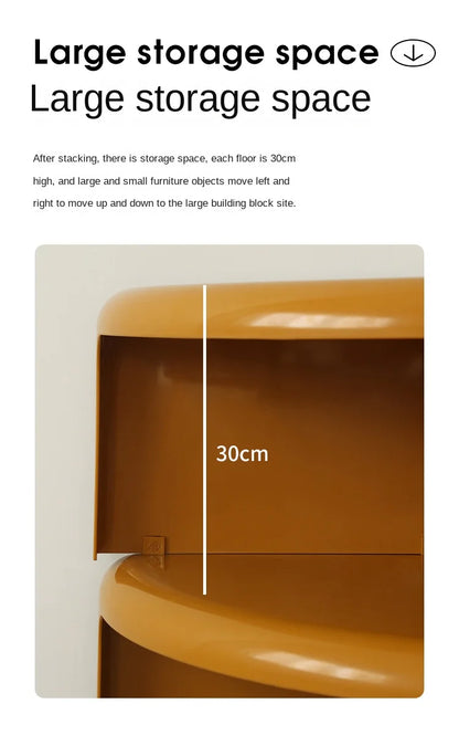 Table Basse Circulaire Nordique Créative – Design Modulable 2025