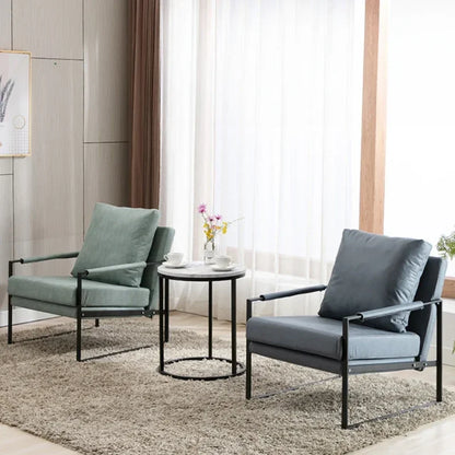 Canapé paresseux nordique en fer forgé pour salon et balcon