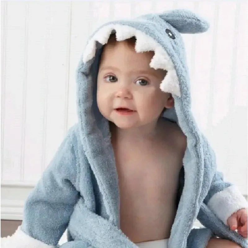 Robe de bain en coton pour bébé : peignoir doux et pyjama