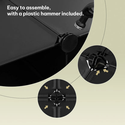 Armoire à chaussures pliable en PP transparent - Organisateur modulaire