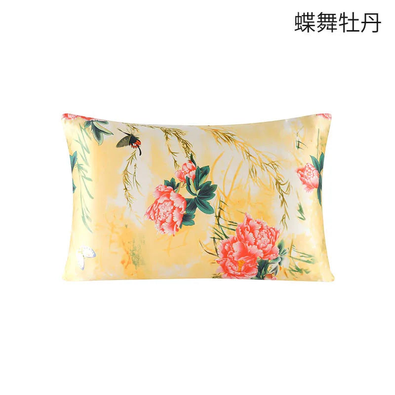 Taie d'oreiller en mûrier naturel, douce et rafraîchissante 100%