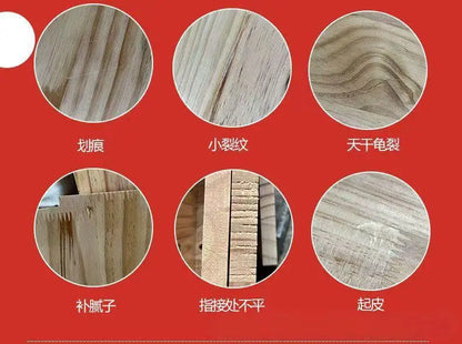 Table à Manger Pliante en Bois Massif - Table Rectangulaire Multifonction