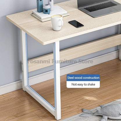 Bureau de jeu et d'étude avec rangement, coins arrondis