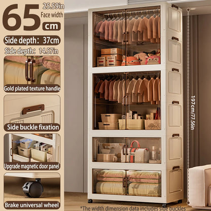 Armoire Pliable Grande Capacité - Organisateur de Vêtements Pratique