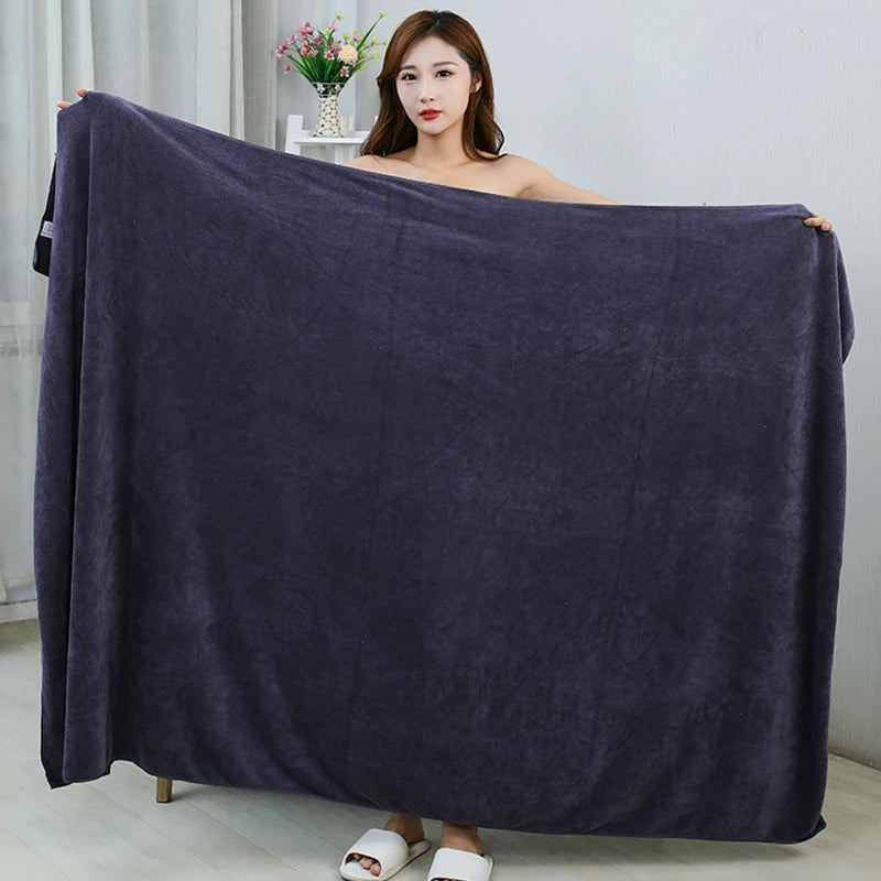 Serviette de bain en microfibre 120x200 cm, douce et absorbante