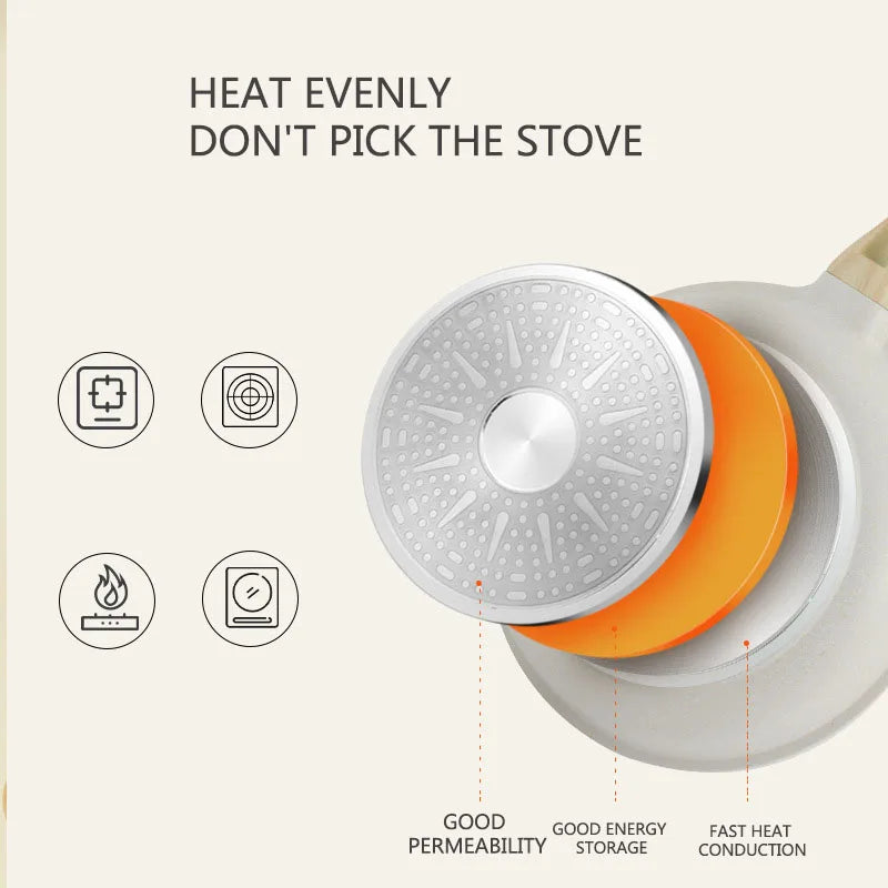 Wok en céramique antiadhésif pour cuisson universelle - Durable et efficace