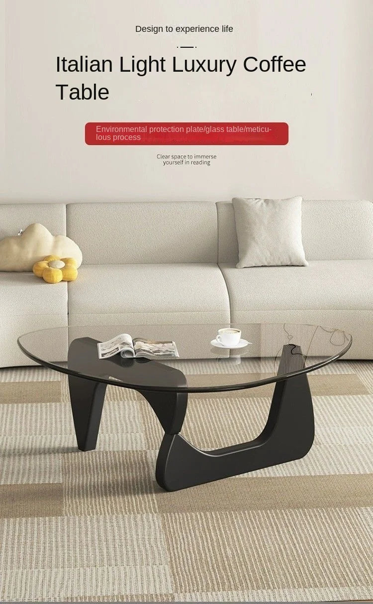 Table Basse Nordique Italienne en Forme de Goutte - Style Minimaliste