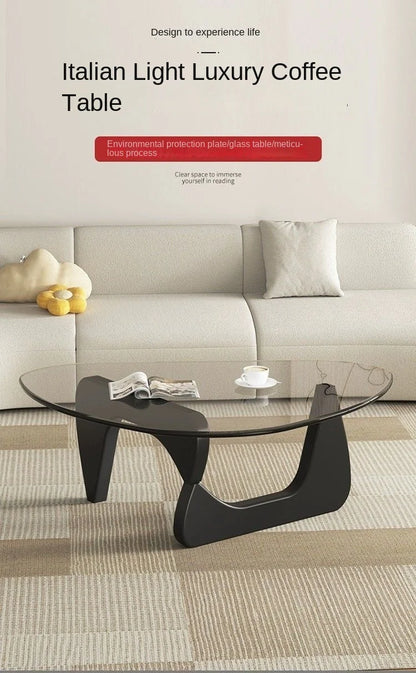 Table Basse Nordique Italienne en Forme de Goutte - Style Minimaliste