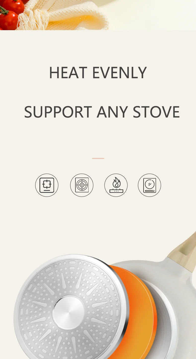 Wok en céramique antiadhésif pour cuisson universelle - Durable et efficace