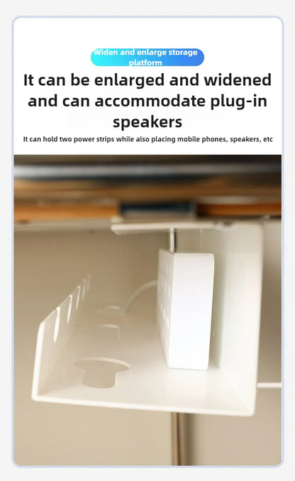 Organisateur de câbles pour bureau et maison - Boîte de rangement élégante