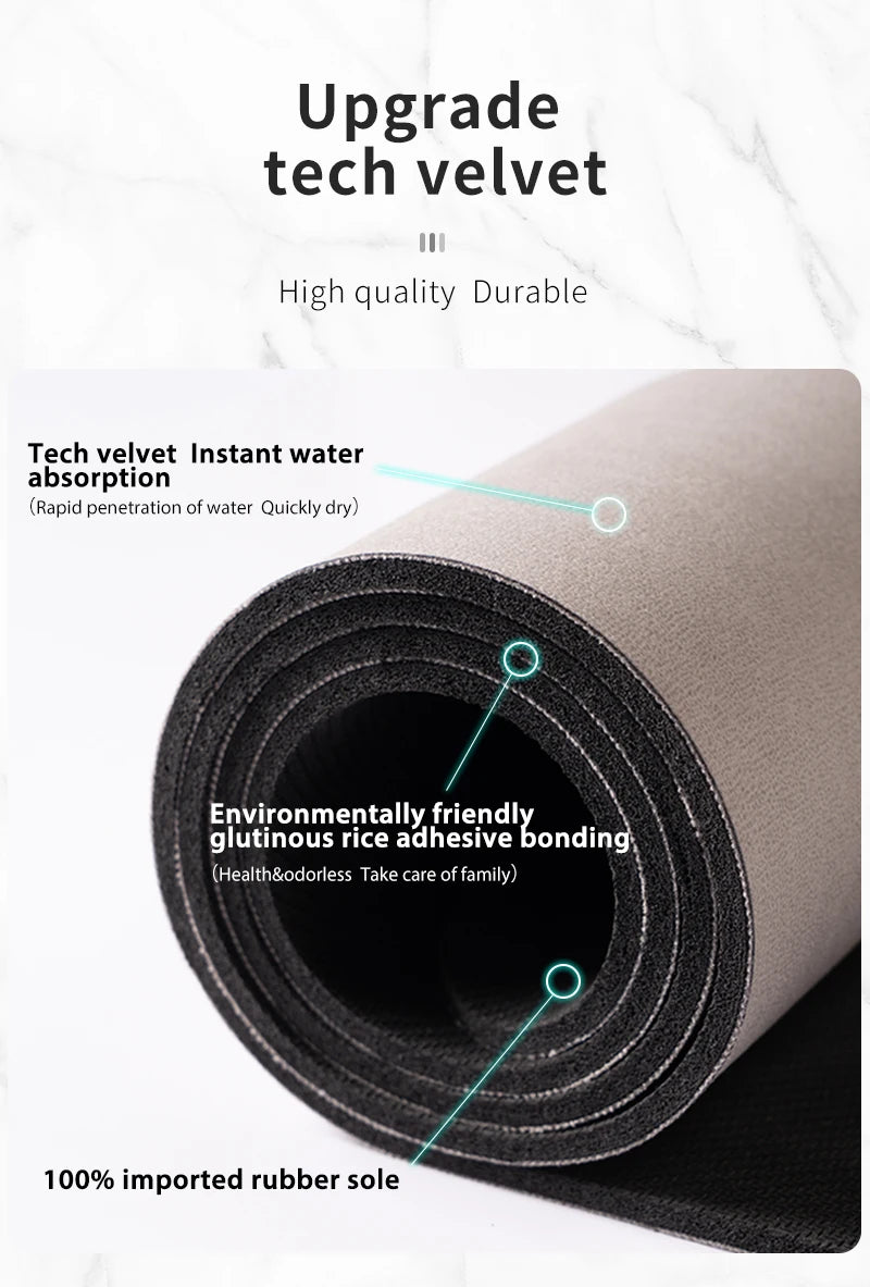 Tapis de Bain en Diatomite Antidérapant - Séchage Rapide & Lavable