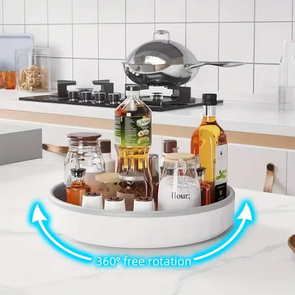 Plateau Rotatif Multifonction pour Épices et Cosmétiques - 360°