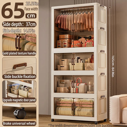 Armoire Pliable Grande Capacité - Organisateur de Vêtements Pratique