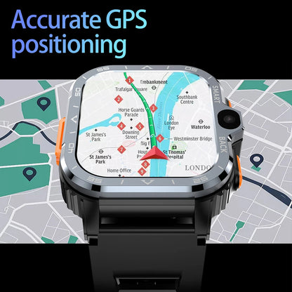 Montre Intelligente Android GPS HD - Homme, 16G/64G, Wi-Fi