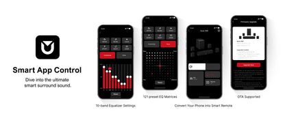 Corde TIMEA - Barre de Son 7.1, 330W, Contrôle Intelligent, Noir