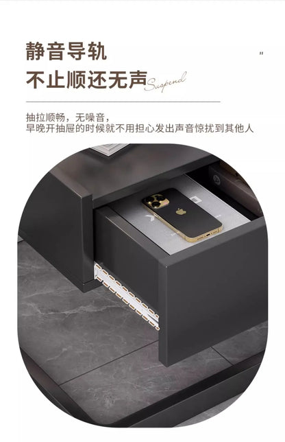 Table de nuit moderne avec tiroir - Esthétique nordique luxe