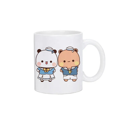 Tasse Moka Panda Bubu Dudu - Cadeau Mignon Couple et Amis