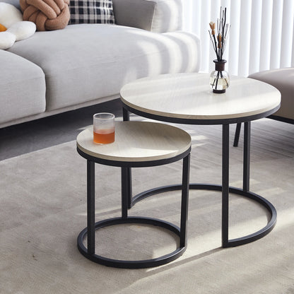 Table basse nordique 2 en 1 EGOONM - Design moderne et minimaliste