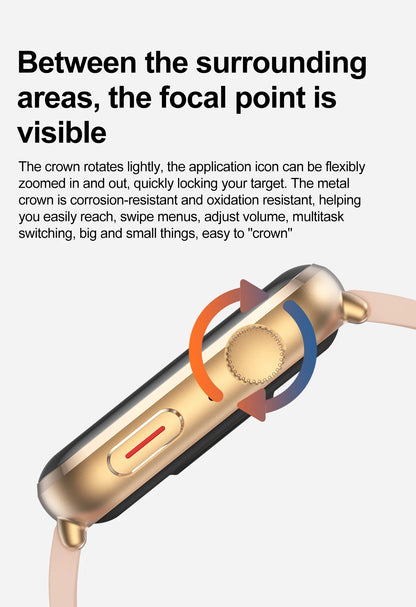 Montre Intelligente Xiaomi Femme - Diagnostic AI, HRV, PPG, IP68