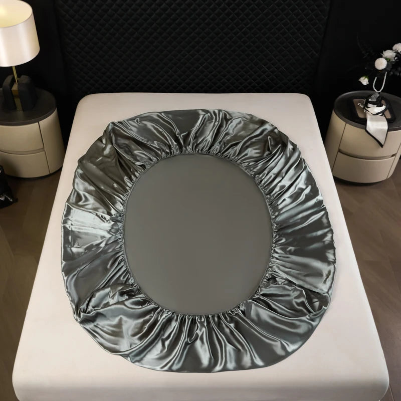 Drap-housse Satin Rayonne Élastique 140x200 160x200 - Literie Chic