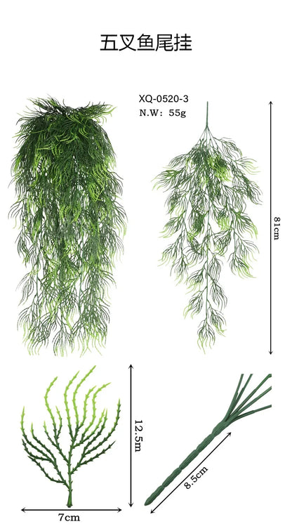 Vigne Persane Artificielle 90cm - Décoration Murale Élégante