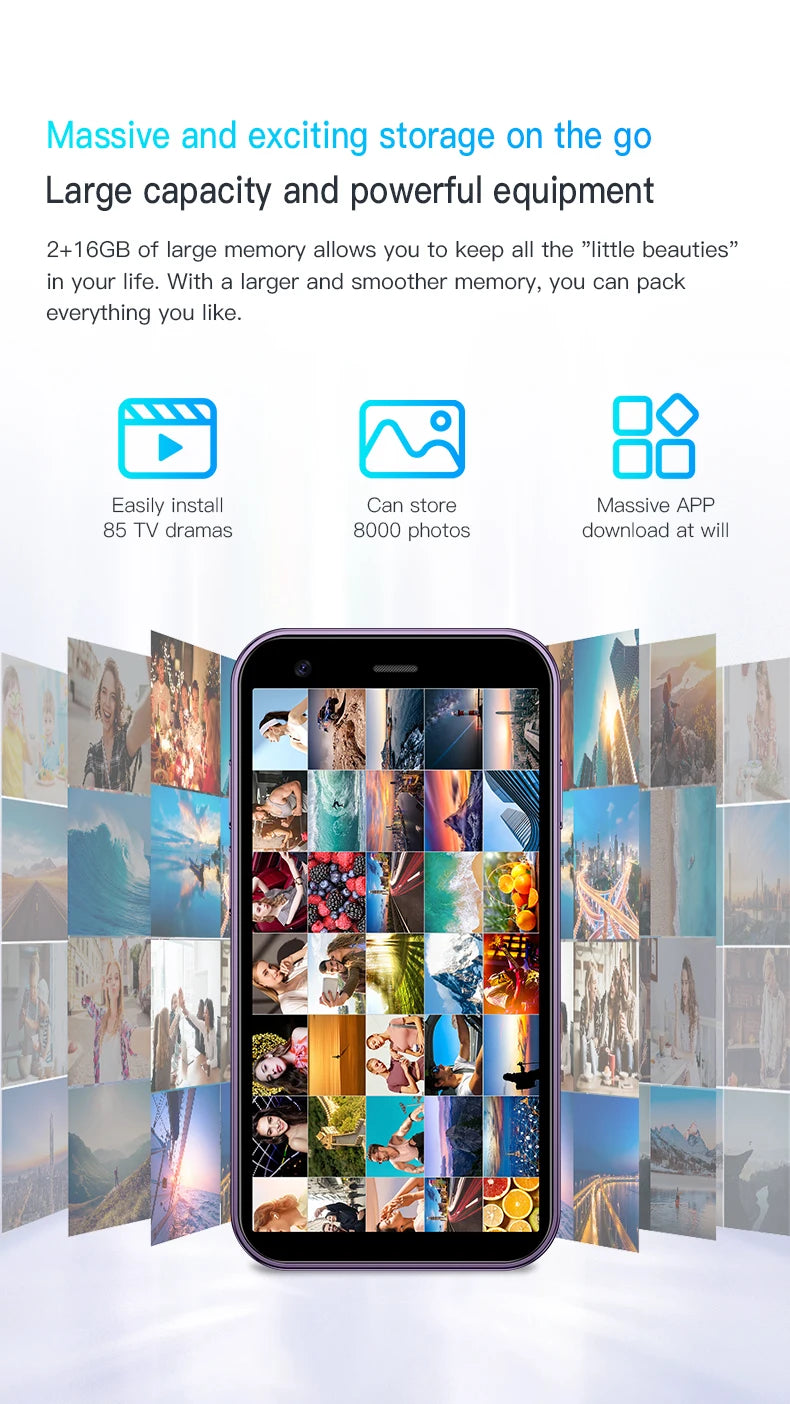 Mini Smartphone SERVO 15SE - 3G Android, WiFi & Hotspot Portable