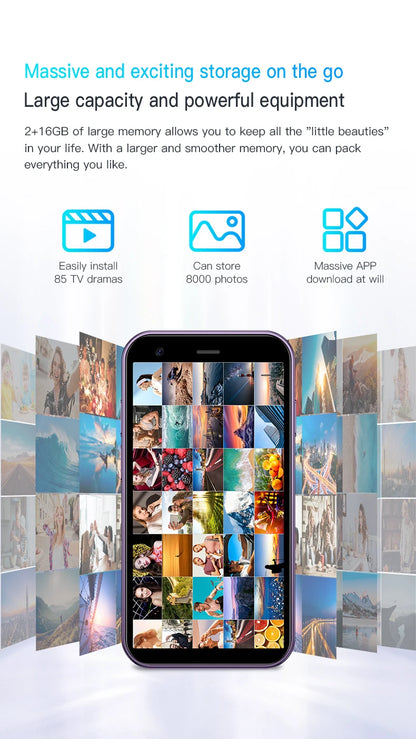 Mini Smartphone SERVO 15SE - 3G Android, WiFi & Hotspot Portable