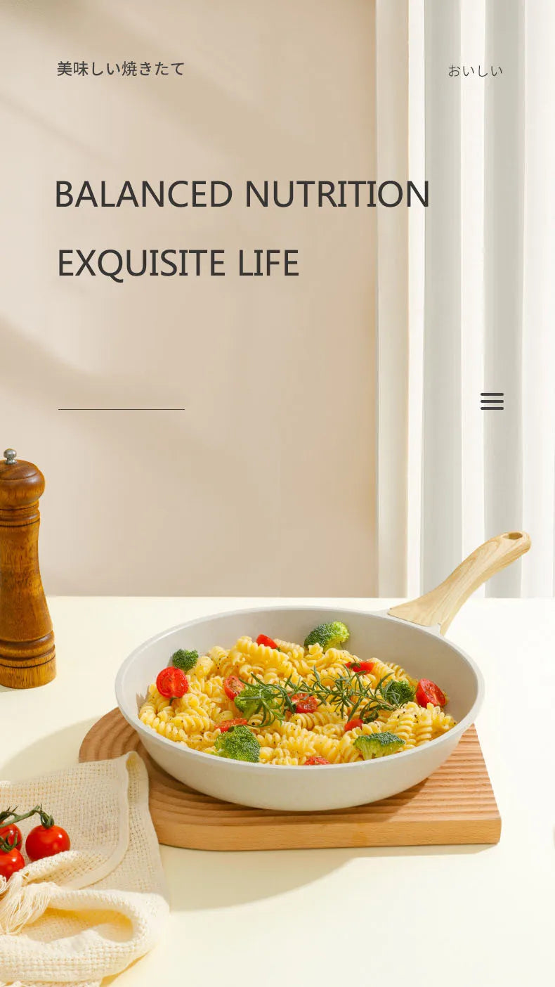 Wok en céramique antiadhésif pour cuisson universelle - Durable et efficace