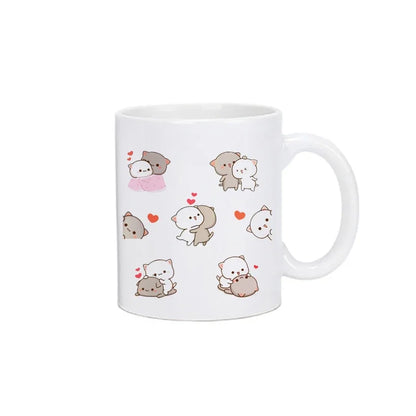Tasse Moka Panda Bubu Dudu - Cadeau Mignon Couple et Amis