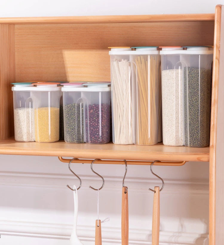 Boîte de rangement hermétique pour céréales - 4 grilles en plastique