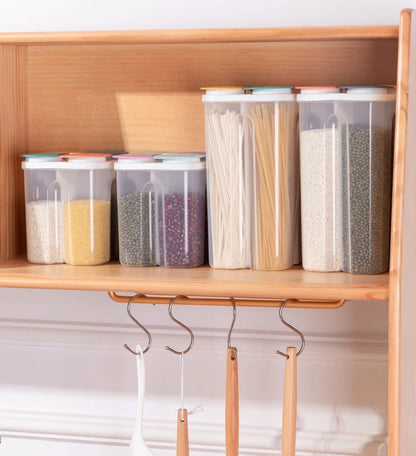 Boîte de rangement hermétique pour céréales - 4 grilles en plastique