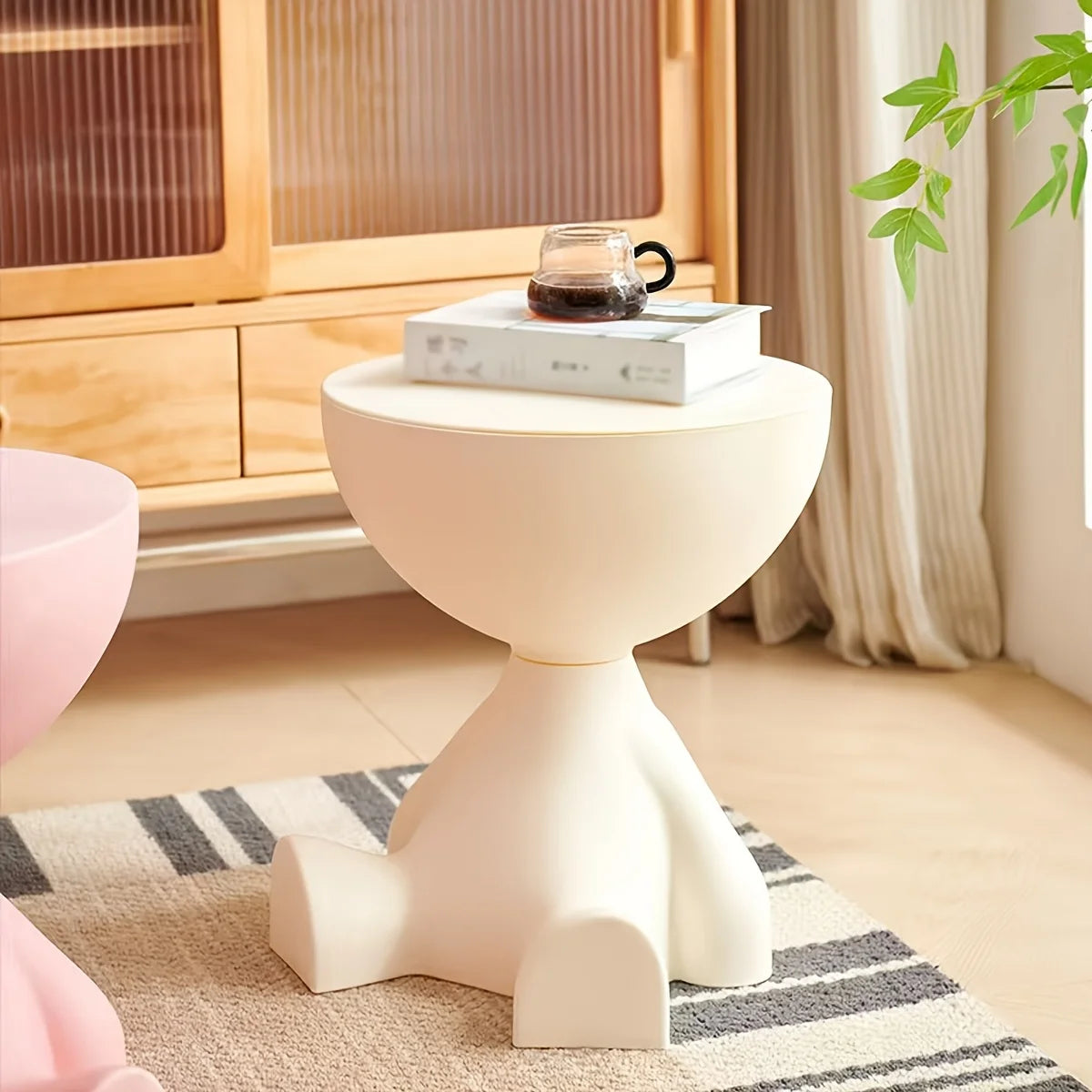 Table de chevet ours moderne en plastique, multifonctionnelle et pratique