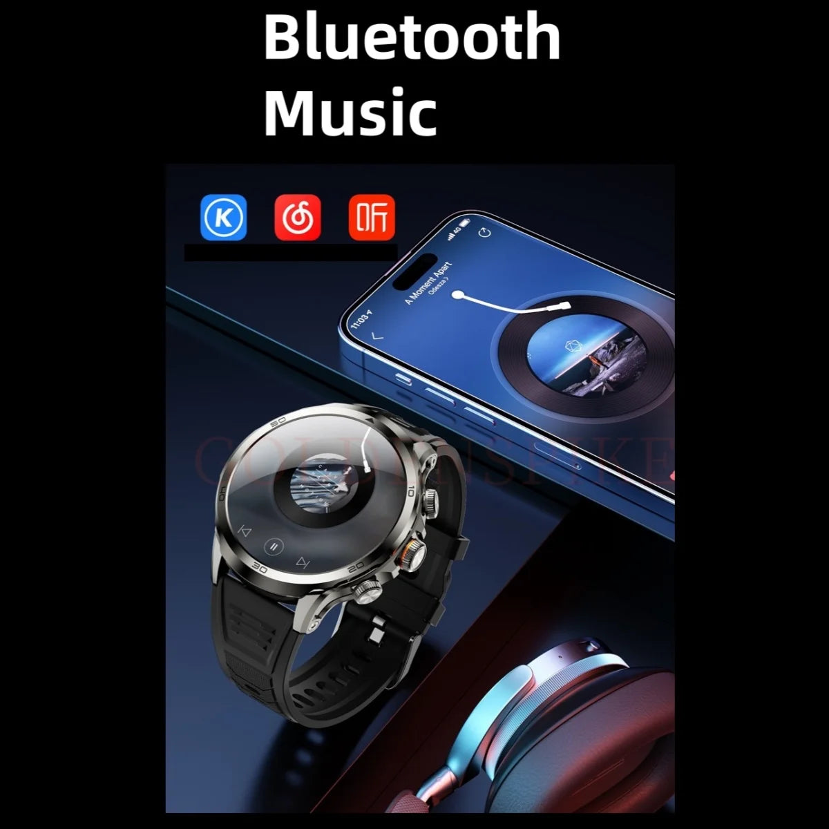 Montre Intelligente H19 Android 10.0 avec Caméra Rotative 1,95" AMOLED