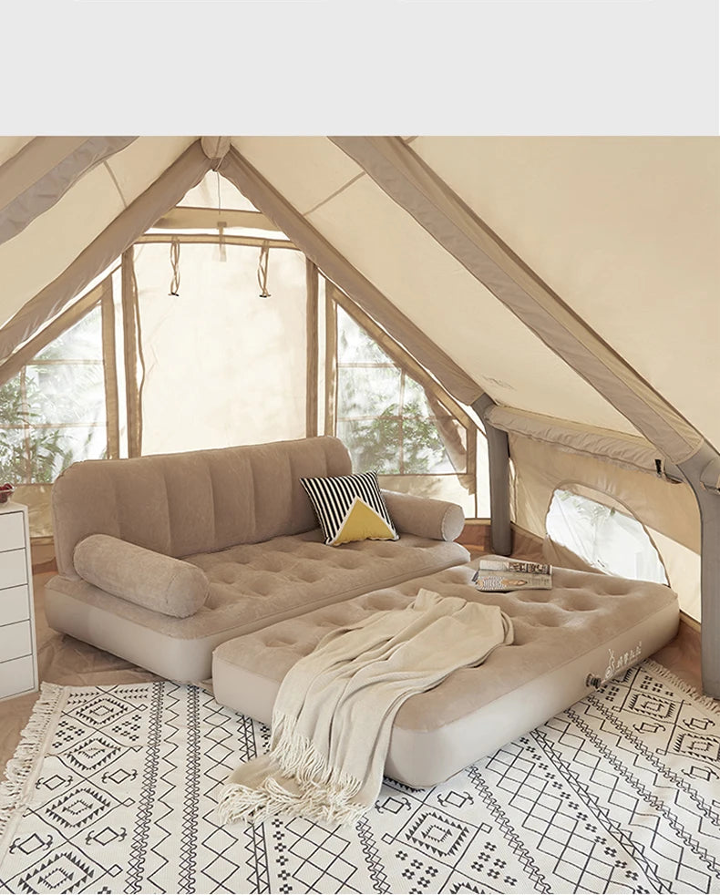 Canapé Gonflable Automatique & Tente de Camping Portable – Oncle Escargot